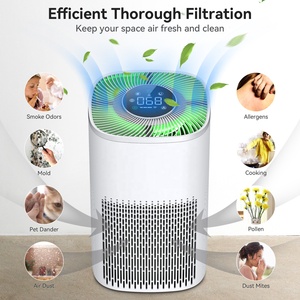Purificateur d'air adapté pour la maison intelligente, purificateur d'air Wifi avec filtre, purificateur d'air à télécommande - Product Image 6