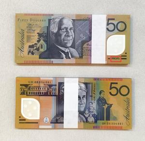 Úc 50 100 đô la trong suốt nhựa Matte màu Prop Lưu ý thực tế hiệu quả cho bộ phim phim Quà Tặng - Product Image 5