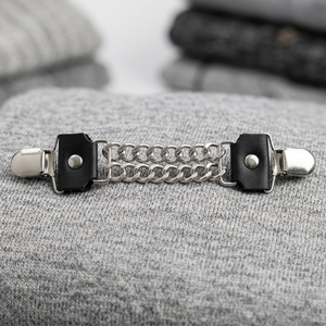 Summer Formal LEATHER <b>CHAIN</b> VESTS <b>EXTENDERS</b> Pressure Clips EXTENTION for Outer Wear - Product Image 3