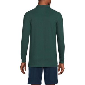 FOXA เสื้อโปโลแขนยาวผ้าตาข่ายสำหรับเด็กผู้ชายชุดนักเรียนผ้าฝ้ายถัก - Product Image 2