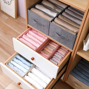 Lumi Mesh Linen <b>Storage</b> <b>Box</b> 18L Multi Compartment Clothing Organizer Foldable Washable Underwear <b>Drawer</b> Organizer - Product Image 1