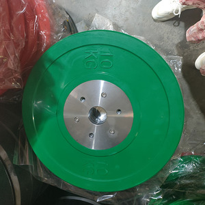 Discos de Goma para Competición de Fisicoculturismo Olymp Fitness, 20 kg, con Logotipo, para Uso Doméstico y Comercial - Product Image 5