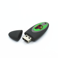 Flashdisk USB Bentuk Kacang Polong PVC Harga Murah, Hadiah Promosi