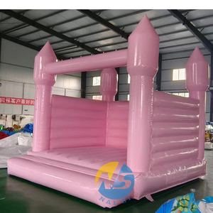 Château gonflable rose princesse 13x13 pieds, structure de saut classique, <span class=keywords><strong>ballon</strong></span> de saut pour filles, anniversaire, mariage, fête - Product Image 3