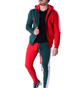 UNIQUE GYM WEAR Nouveau survêtement de sport d'hiver pour homme, en polaire, imperméable, tricoté, zippé, deux pièces, pour la gym et le jogging - Product Image 2
