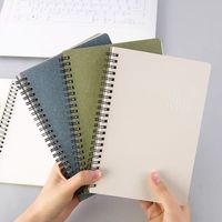 Cuaderno Personalizado con Espiral, Cubierta de Cuero/PVC, Agenda Escolar, Libro de Ejercicios Personalizado A5, Bloc de Notas con Logotipo, Uso Promocional