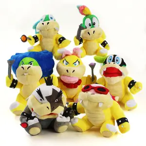 16-20 Cm Super Mario Roy BẮT NẠT Lemmy Wendy Larry Morton Lggy Ludwig Koopa Bowser Koopalings Búp Bê Sang Trọng Đồ Chơi thú Nhồi Bông Đồ Chơi Hot