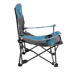 Sedie da <span class=keywords><strong>Esterno</strong></span> Pieghevoli Portatili per Campeggio, Sedie Imbottite con Telaio in Acciaio, Sedie da Spiaggia, Capacità 300 Libbre - Product Image 2