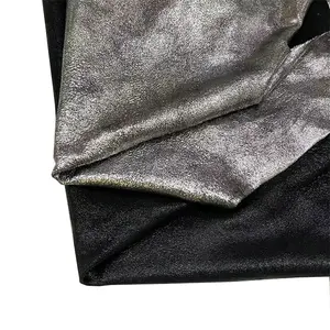 Silver black 2 colors sheepskin wholesale material genuine sheepskin for clothing accessories