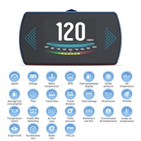 Jauge LCD OBD2 pour voiture de 4,29 pouces, 11 langues, double puce, éclairage latéral, scanner multi-interface et PID pour voitures OBDII