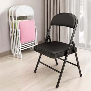 Silla Plegable con Marco Metálico, Silla de Conferencia Plegable para Uso en Oficina y Hogar - Product Image 1