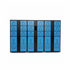 Casier à bagages électronique intelligent en métal pour gares ferroviaires et hubs de métro avec serrures électroniques sécurisées - Product Image 4
