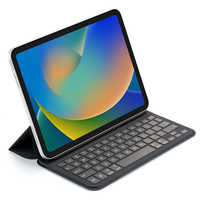 Akıllı klavye Pu deri yumuşak kabuk Tablet iPad kılıfı 10th Gen 10.9 inç 2022/11th Gen 11 inç 2025