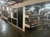 Máquina laminadora automática de alta velocidad de 3/5/7 capas para flautas, máquina eléctrica para pegado y laminación de tableros