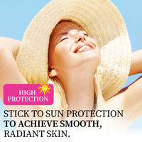 Protector Solar Rosa Refrescante e Hidratante de Marca Privada OEM, Anti UV, Textura Ligera, Refrescante, Hidratante, Portátil para Viajes, 40g