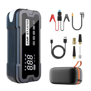 เครื่องจั๊มพ์สตาร์ทรถยนต์แบบพกพา 12V - แบตเตอรี่สำรองฉุกเฉินความจุสูง, ฟังก์ชั่นพาวเวอร์แบงค์สำหรับยานพาหนะอเนกประสงค์ - Product Image 1
