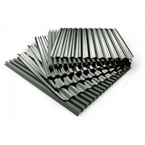 Tôle d'acier ondulée galvanisée DX52D de haute qualité, neuve, SPCC 0,45 mm, pour toiture, avec services de soudage et de découpe - Product Image 1