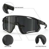 Lunettes de soleil pour hommes, lunettes de sport, lunettes de soleil décontractées, pour la conduite, les activités de plein air et le cyclisme
