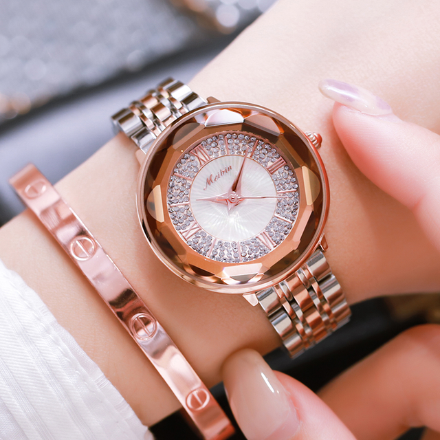 MEIBIN 1520 Chinese High Quality Wholesale Made Custom Top Brand Luxury Stainless Steel 3atm Water Resistant Quartz Watch