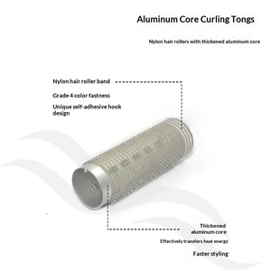 Juego <span class=keywords><strong>de</strong></span> rizadores <span class=keywords><strong>de</strong></span> pelo grandes <span class=keywords><strong>con</strong></span> núcleo <span class=keywords><strong>de</strong></span> aluminio - Rodillos <span class=keywords><strong>de</strong></span> peinado sin calor <span class=keywords><strong>con</strong></span> múltiples tamaños <span class=keywords><strong>de</strong></span> barril para cabello largo y corto - Product Image 2