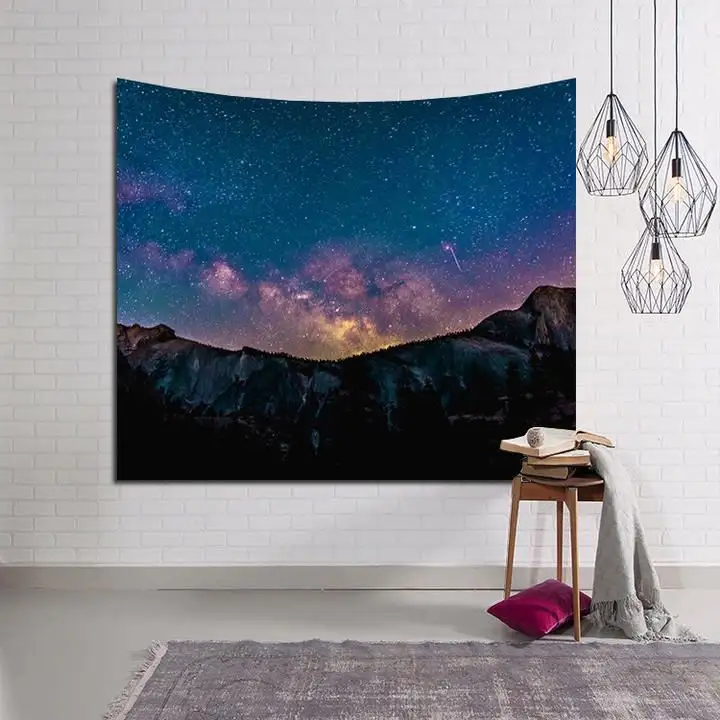 Wholesale High Quality Digital printed Vintage Poster Decorative Wall Art tapestry