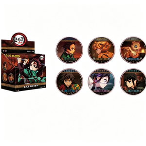 Anime Kayou Demons Slayered: Kimetsus No Yaibaed Badge Series - Volume 1 Tinplate Badge Blind Box TCG Game Cards - Product Image 4
