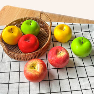 Modelo de Manzana de Simulación, Fruta Falsa, Accesorios de Decoración, Comida Realista de Espuma, Manzana Artificial - Product Image 2