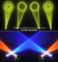Double prismes 318W Mobile Head Lyre Cabeza Movil 318 Led Super Beam Light Aro Led Strip avec effet de lumière LED en mouvement