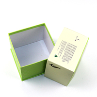 Boîte cadeau rigide biodégradable avec logo personnalisé, en carton rigide recouvert de papier, emballage oblong pour parfum