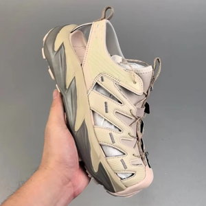 Nouvelles sandales de randonnée légères et confortables en maille rayée pour hommes et femmes, avec bande élastique, amortissantes, antidérapantes, pour l'extérieur, l'hiver - Product Image 5