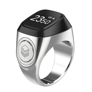เครื่องนับจำนวนการสวดมนต์อิเล็กทรอนิกส์แบบดิจิตอล Iqibla Zikr1 Lite สำหรับชาวมุสลิม ทำจากโลหะ พร้อมไฟ LED อัจฉริยะ - Product Image 1