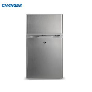 90 lít Kích thước nhỏ căn hộ Tủ lạnh cửa kính tủ lạnh hàng đầu gắn thiết bị nhà tủ đông - Product Image 2