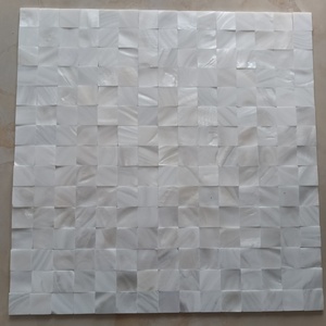 Moderne quadratische wasserdichte Perlmutt schale Mosaik fliese High-On-Demand Naturstein für Badezimmer Wand Küche Apartment - Product Image 4