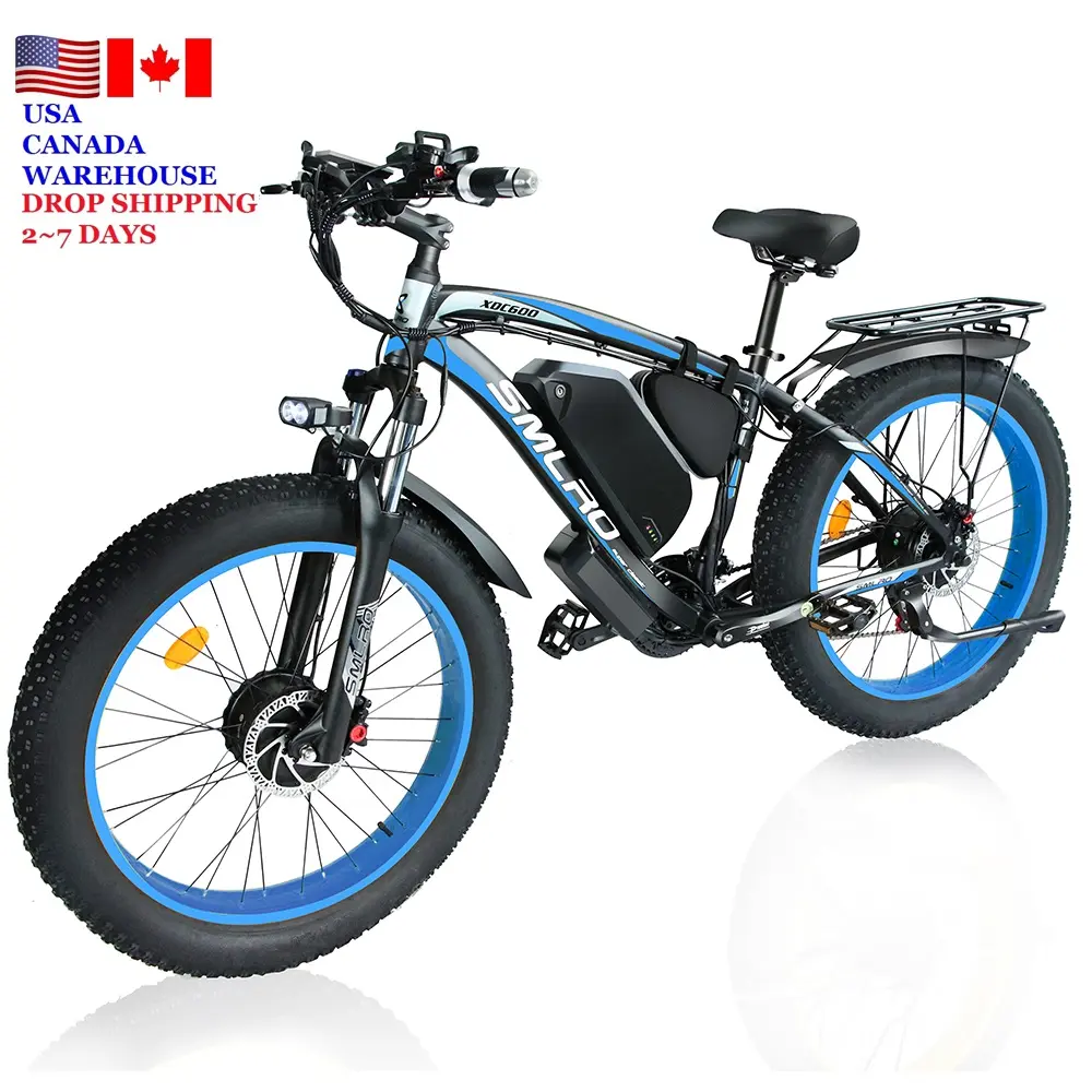 Vélo électrique à double moteur de 2000W, vélo électrique à longue portée de 48V, 22,4 Ah, Dirt Bike pour adultes, stock américain