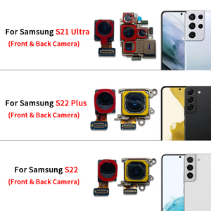 Kit de cámara frontal trasera para Samsung S21 G991B G991N <span class=keywords><strong>G991U</strong></span> S21 Plus G996B G996U S21 Ultra S22 Plus Módulo de cámara trasera Cable flexible - Product Image 5