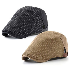 Todos los días de moda Otoño Invierno estilo sombrero plano Check impreso transpirable Ivy Cap en varios tamaños para un uso cómodo - Product Image 4