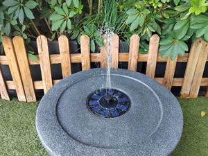 <strong>Solar</strong>-powered <strong>Outdoor</strong> Water <strong>Fountain</strong> With LED Lights Modern <strong>Zen</strong> Garden Decor Durable Weather-Resistant - Product Image 4