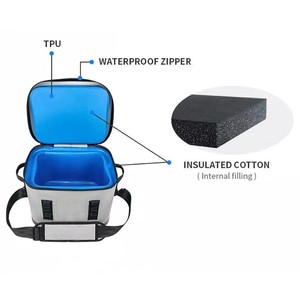 OEM desain baru Penggunaan sehari-hari terisolasi makanan siang dapat pendingin ransel kotak pendingin es pendingin lembut portabel tahan air - Product Image 5
