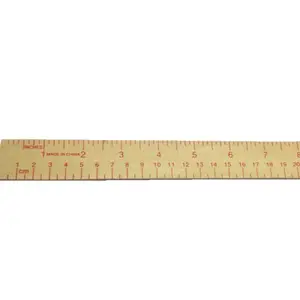 Útiles escolares y de oficina, regla de madera de medición para estudiantes, artículos diversos para el hogar