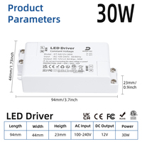 DUSKTEC CUSTOM Panneau lumineux LED pour culture, projecteur, driver LED 12V 100W, prise EU, carte de commande LED Mindray