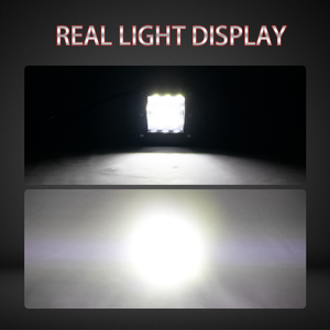 Phare LED blanc, mini projecteur LED de 4 pouces pour systèmes d'éclairage automobile, faisceau spot et large, 12/24V - Product Image 5