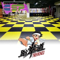 Tapis d'entraînement Tatami Judo Karaté Interlocking Arts martiaux Puzzle EVA Mousse haute densité Taekwondo Sol