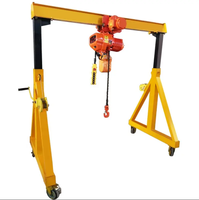 Grue portative de portique de grue de petit portique manuel de structure simple de 5 tonnes 10 tonnes