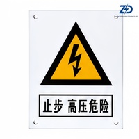 Signalétique de sécurité en aluminium composite de haute qualité, signalétique de sécurité incendie, panneau émaillé, panneau de signalisation routière
