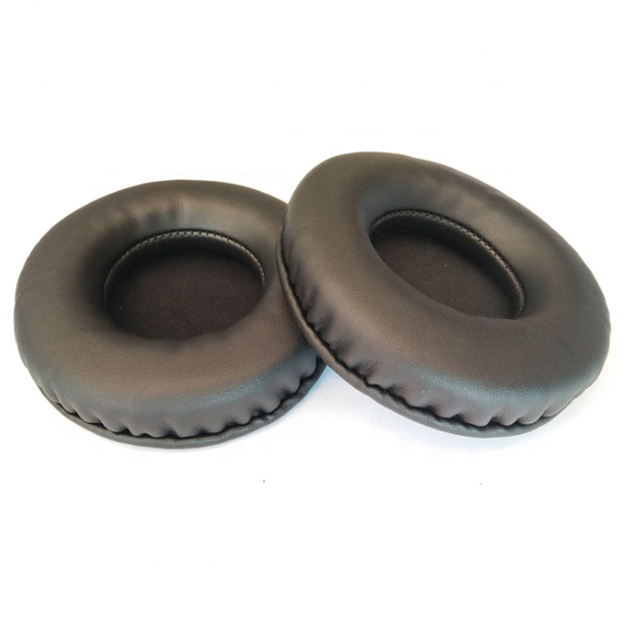 Universal Replacement Ear Pads Ear Cushions 50mm 60mm 70mm 80mm 90mm 100mm 110mm Round PU Leather Cushions Cover for Headphones