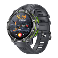 Nuevo Reloj Inteligente KC108 con GPS, Brújula, Linterna, Monitoreo de Salud, Pantalla TFT de 1.46'', Resistente al Agua IPX8, Reloj Inteligente para Exteriores