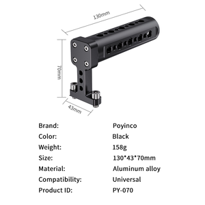 Máy ảnh hàng đầu xử lý Grip phổ máy ảnh Cage Top Hand Grip với giày lạnh Adapter cho smallrig máy ảnh Cage Video Rig - Product Image 5