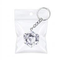 Porte-clés en résine réaliste personnalisé HanXin, logo imprimé UV, cadeau d'été Kawaii, vente en gros, fournisseur d'usine