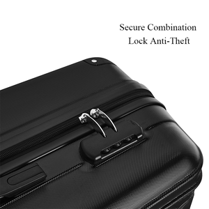 <span class=keywords><strong>Maleta</strong></span> Rígida de ABS, Ligera, Duradera, Impermeable, Antirrobo, con Ruedas 360° °   Ruedas Giratorias para Viaje - Product Image 4