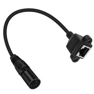 <span class=keywords><strong>Cable</strong></span> de Audio Personalizado XLR5 5P Macho a RJ45 Hembra con Conector para la Serie de Controladores <span class=keywords><strong>DMX</strong></span>-CON - Product Image 1